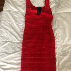 Bebe Red Bodycon Dress